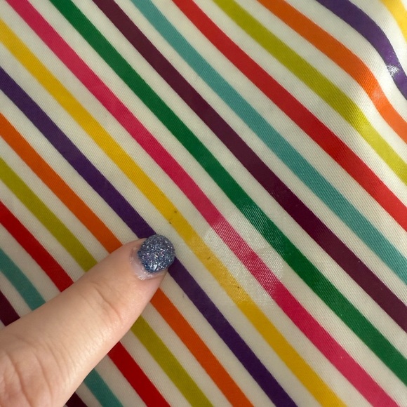 Kate Spade New York Bon Daycation Shopper Rainbow Stripped - Picture 4 of 6